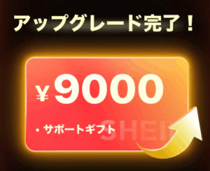 SHEINサポートギフトの概要