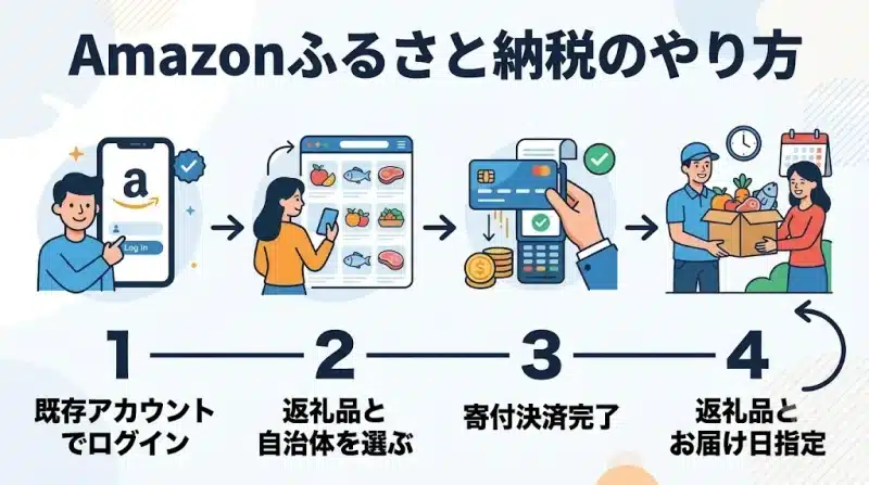 amazon ふるさと納税 やり方