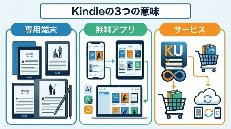 amazon kindle Amazon Kindleとは？端末・アプリ・サービスの3要素