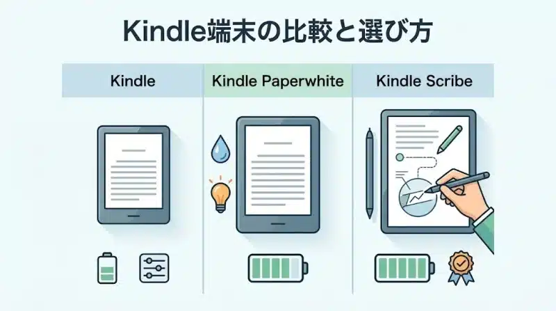amazon kindle Kindle電子書籍リーダーのモデル一覧と選び方